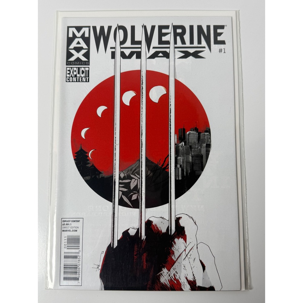 Wolverine MAX #1 2012 Marvel Comics Jock Cover Art Jason Starr Logan